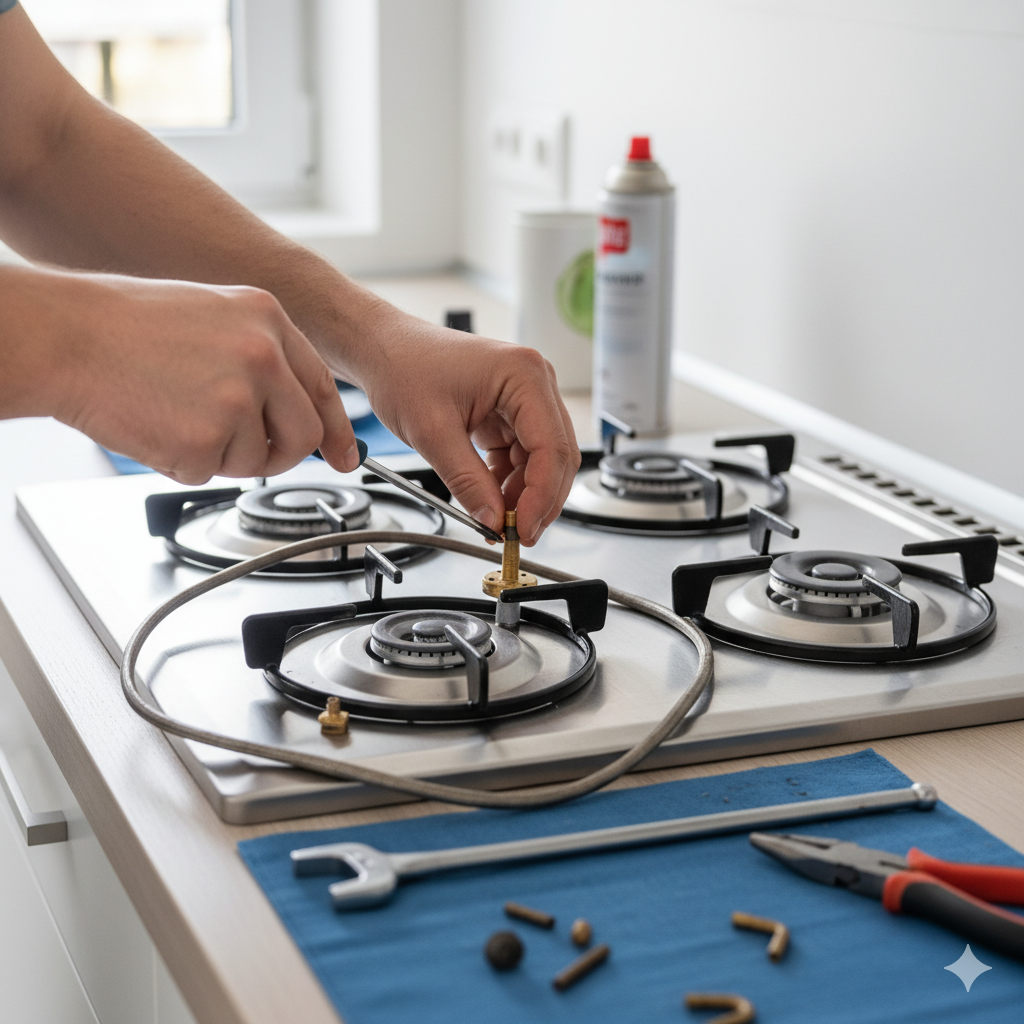 8901365405771 6 HOB, gas stove repair